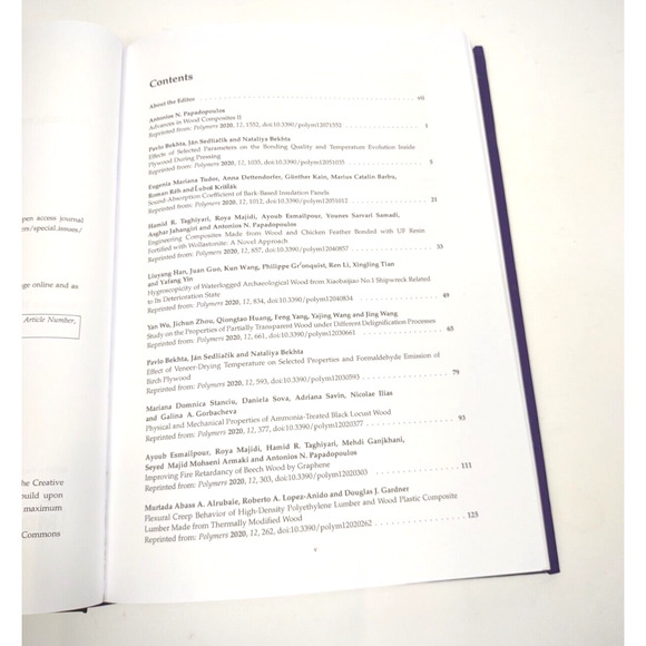 Advances in Wood Composites II - Polymers - MDPI Papadopoulos NEW Hardback - Picture 3 of 7